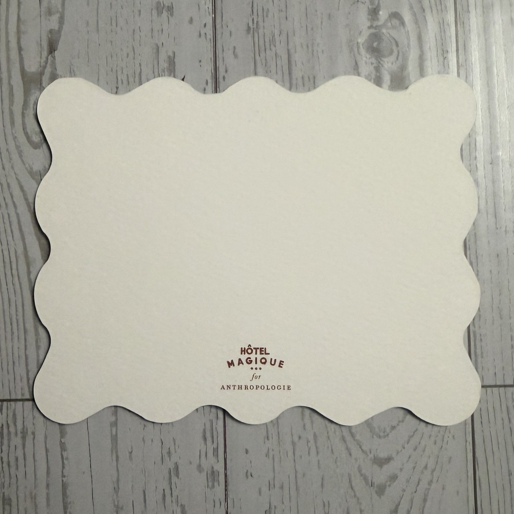 Anthropologie Boxed Note Card Set Hotel MAGIQUE‎ Love 14 Cards Envelopes New NOB - Picture 5 of 7